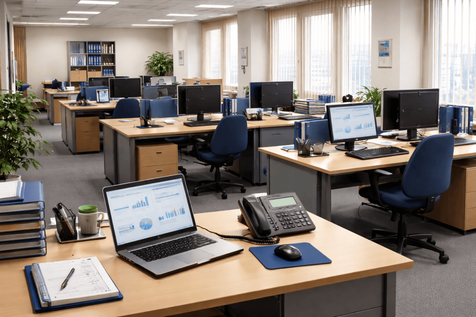 Arbeitsplätze im Büro unserer SEO Agentur in Duisburg